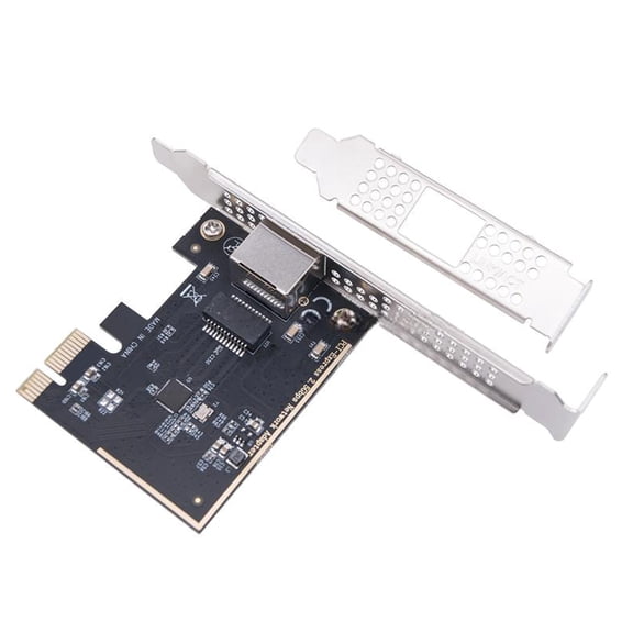 2.5Gbps PCIe Card with RTL8125BG Chip, 2500/1000/100/10Mbps RJ45 Adapter for Workstations