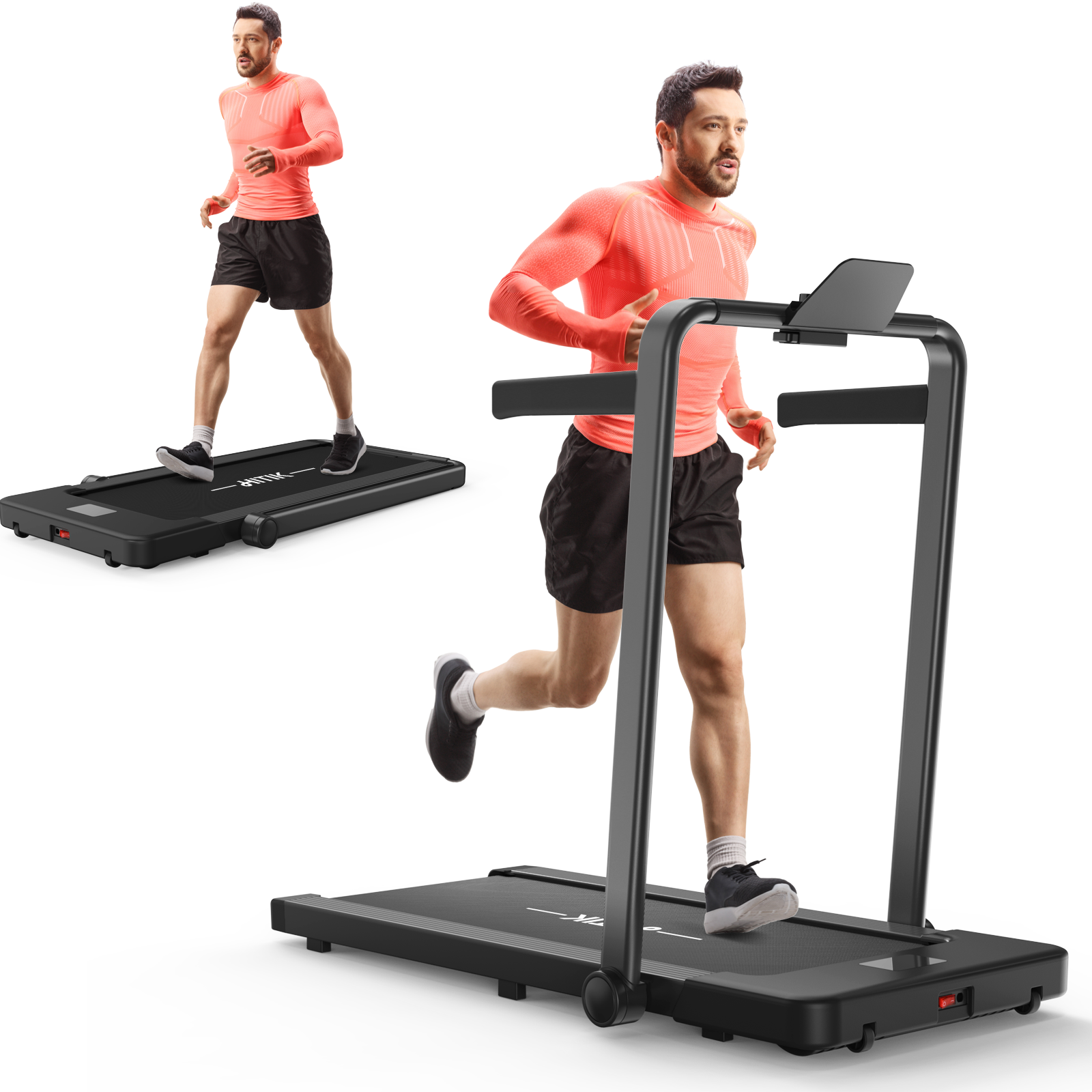 SUGIFT 2.25 HP 2 in 1 Under Desk Treadmill InstallationFree Folding