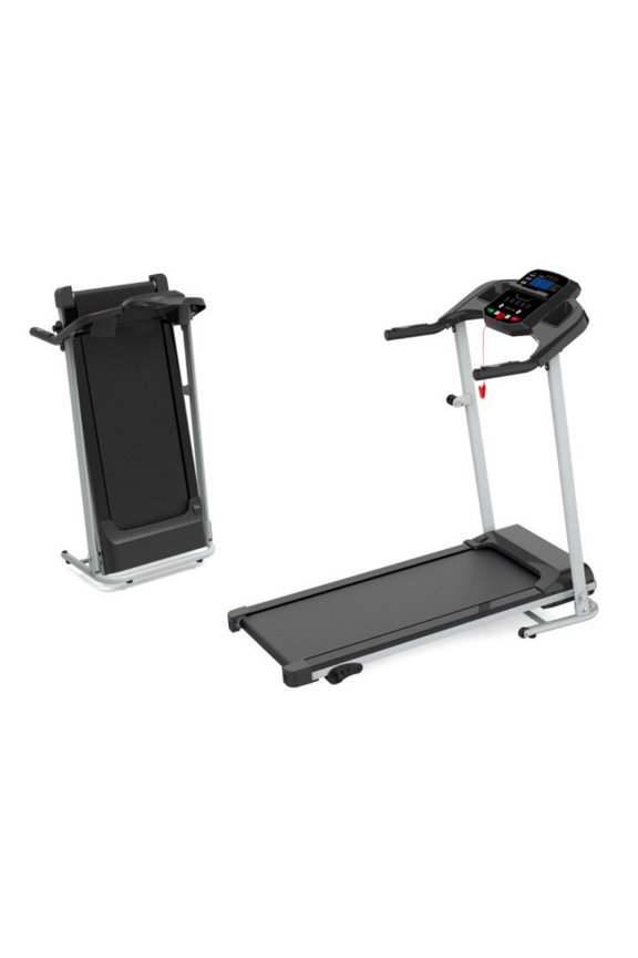 2.5HP Foldable Treadmill with 0.5-7.5MPH Speed Range, 3 Models, Cup Holder, Pad Holder, LED Display, 265 lbs. Max Load