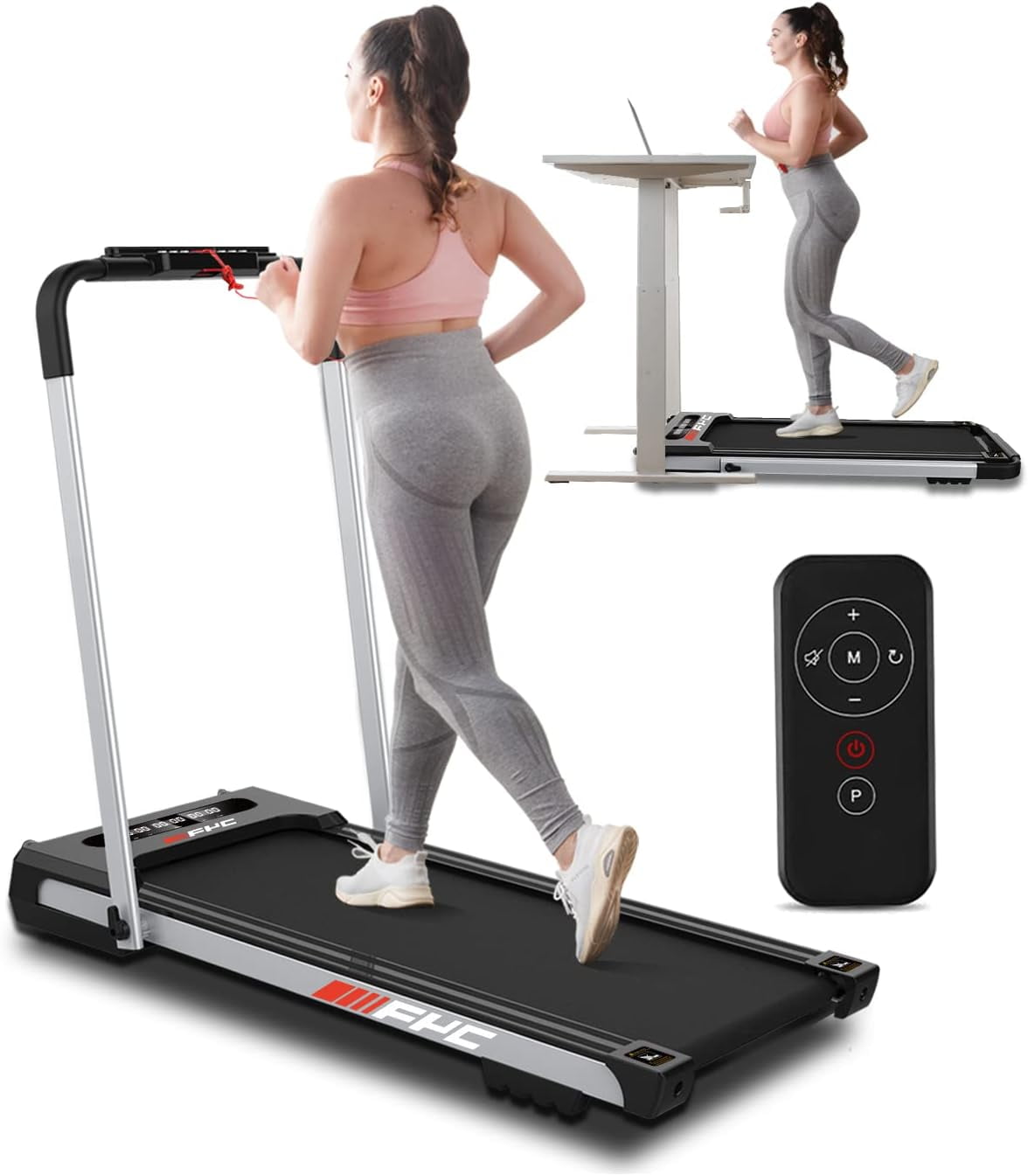 2.5HP Folding Electric Treadmills for Home with 12 HIIT Modes for Seniors Adults Home Office