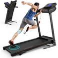 thumbnail image 1 of 2.5HP Treadmill for Home with Incline 265lb Weight Capacity with Bluetooth, Portable Treadmill for Home Office Fitness Walking Jogging, 1 of 9