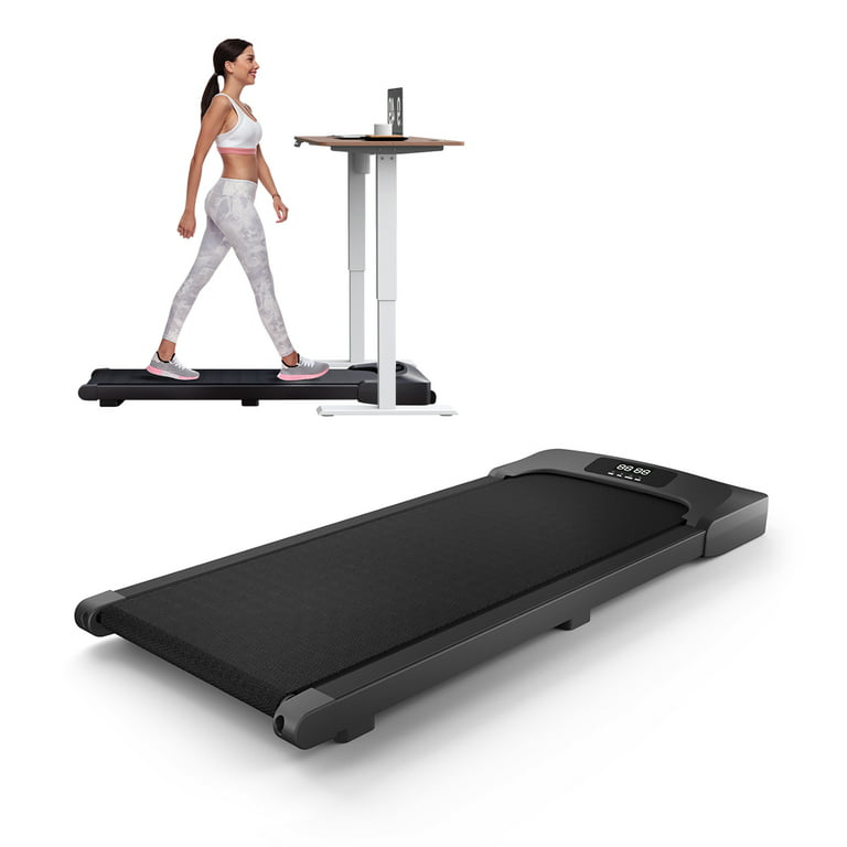 Dpforest Walking pad ,0.6-3.8 MPH 2 in 1 Walking Treadmill Under Desk with  powerful and quiet 2.5HP motor for Home Office(White)
