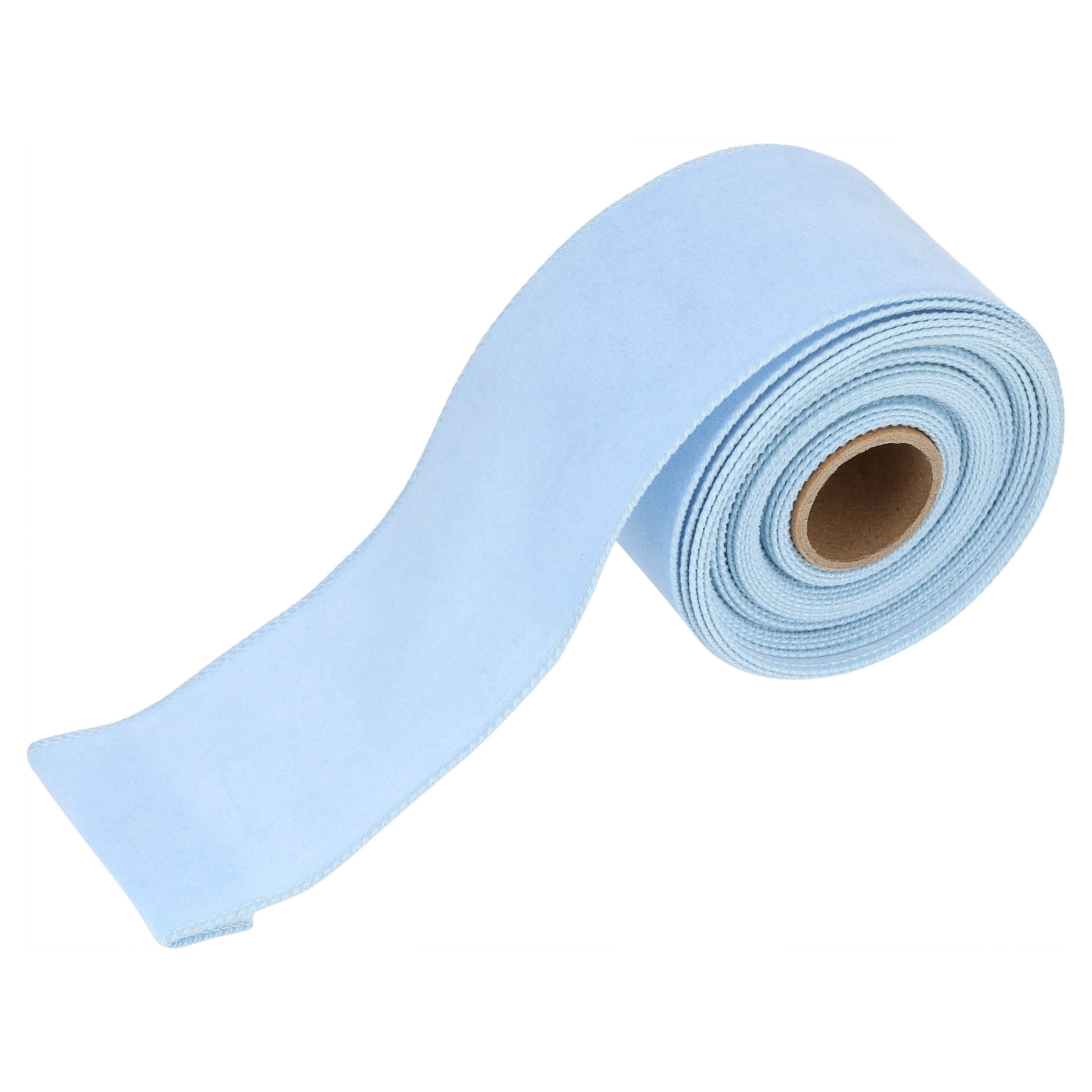 Light Blue Velvet Christmas Ribbon, 2.5" x 25', by Holiday Time