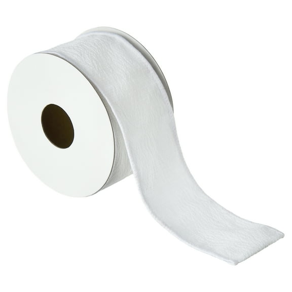 White Christmas Ribbon, 12', by My Texas House