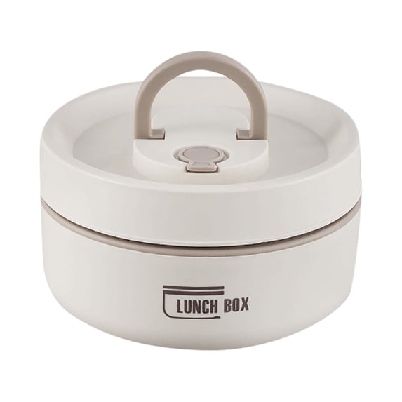 2.5IN PU Foam Insulated Lunch Box Container - Leakproof Thermal Food Jar with Concealed Handle & Vent Valve, Stainless Steel Soup Bowl for Work & Picnic,C
