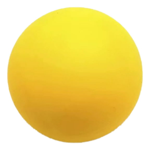 2.5In Lacrosse Massage Ball Trigger Point Roller For Deep Tissue Muscle Relief Back Shoulders Foot Pain(Yellow-6.3Cm)