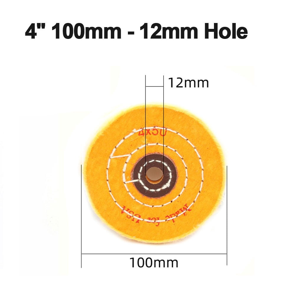 2-5Inch Cloth Buffing Wheel Angle Grinder Polishing Wheel Fit for Metal ...