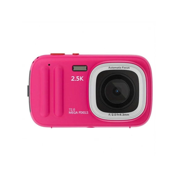 2.5K HD 72MP Digital Camera, 16X Zoom, Portable Travel Camera with MP3, Built-in 750mAh Battery & 32GB Card, Multi-Color Options