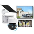 thumbnail image 1 of 2.5K Solar Security Camera with Spotlight, ZOSI 4MP Wireless Outdoor Camera, 360° View Battery Powered Smart WiFi Camera with Waterproof, PIR Detection,Two Way Audio for Home Security, 1 of 15