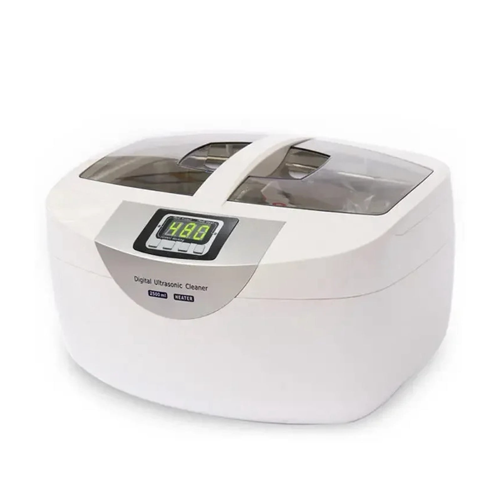 2.5L 60W 40kH Ultrasonic Digital cleaner Baskets Jewelry Watches Heating Mute Ultrasonic Vegetable Cleaner bath