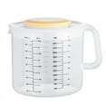 thumbnail image 1 of 2.5L Baking Measuring Cup Scale Mixing Bowl with Lid Transparent Plastic Mixing Cup for Home Kitchen, 1 of 19