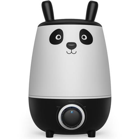 Everlasting Comfort Quiet Panda Humidifier for Babies & Nursery, 2.5L Top Fill, Auto Shut-Off, Cool Mist