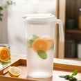 thumbnail image 1 of 2.5L Large Capacity Plastic Beverage Pitcher with Lid and Filter | Heat Resistant Refrigerator Water Bottle for Juice Tea | Food Grade High Temperature Resistant Drink Dispenser, 1 of 6