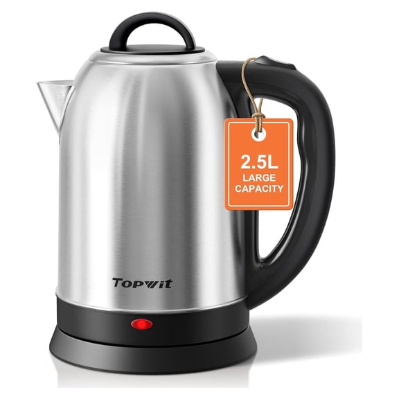2.5L Large Electric Kettle,Fast Boil Stainless Steel Electric Kettle