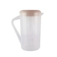 thumbnail image 1 of 2.5L Plastic Cold Beverage Pitcher with Built-in Filter and Measurement Scale, Food-Grade Pitcher for Coffee, Milk, Tea Shops, Easy to Clean, Large Capacity, 1 of 5