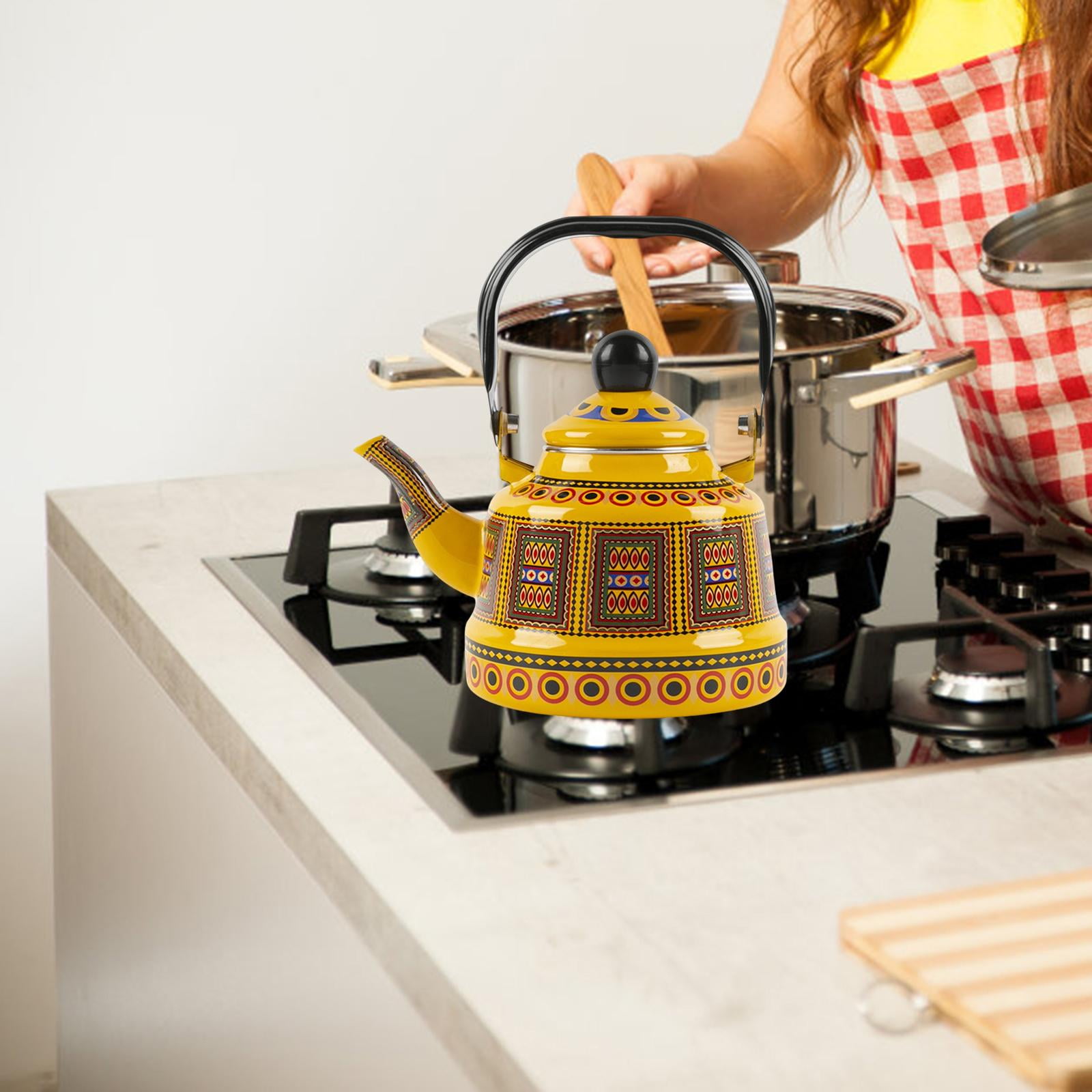 2.5L Tea Coffee Pot, Kettle Water Pot, Cookware Decorative Pouring ...