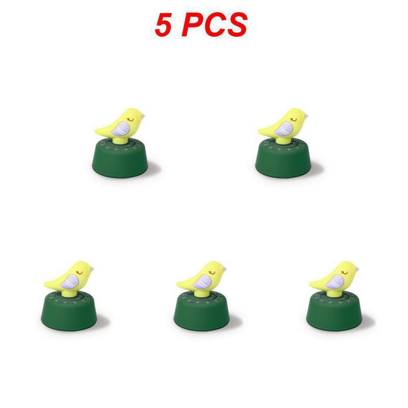 2/5PCS Bird Timer Reminder Countdown Stopwatch Alarm 60 Minute Kitchen ...