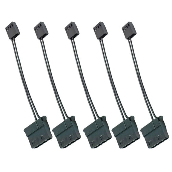 2/5PCS Large 4pin to Small 4pin PC Fan Adapters Stable Current Delivery Easy Device Switching 10cm