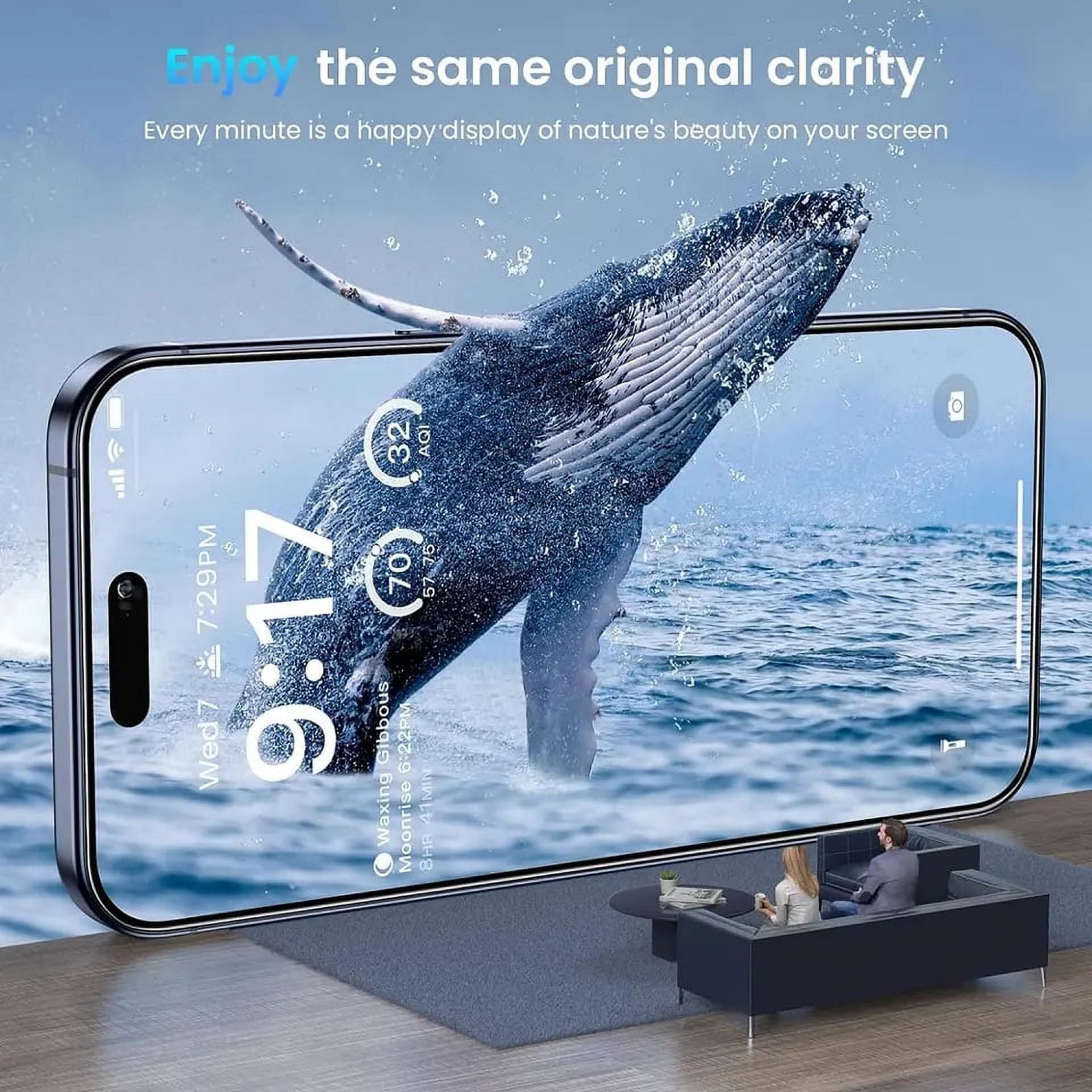 25Pcs For Apple iPhone 16 Pro Max 15 14 Plus Tempered Glass Screen