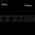 thumbnail image 1 of 2/5Sheets Cover Scratching Fluorescent Stars Cycling Tools MTB Bicycle Reflector Frame Wheel Sticker Decal Accessories Bike Reflective Stickers BLACK 2SHEETS, 1 of 8
