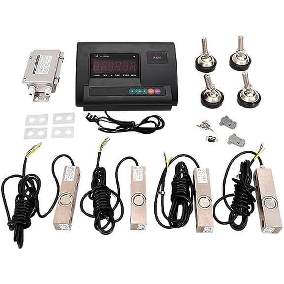 2.5T Livestock Scale Kit Alloy Steel for Animal Platform Scales 5000lbs Pallet Scale Animal Scale Kit Floor Scale Kit for Hogs Goats Sheep$$Office