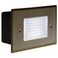 thumbnail image 1 of 2.5W & 12V JC-LED Recessed Open Face Brick, Step & Wall Light - Bronze Cover, 1 of 1