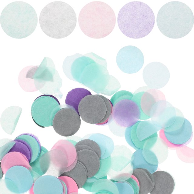 2.5cm 10g Wedding Round Confetti Colorful Paper Romantic Table
