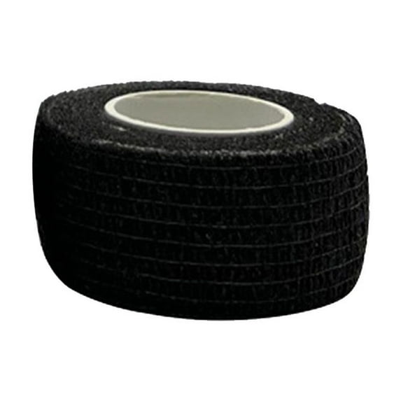 2.5cm*4.5m Black Self-Adhesive Bandage Non-Woven Elastic Sports Bandage Pressure Bazaar Training Tape Tattoo Pet Ankle Finger Guard