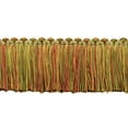 thumbnail image 1 of 2" (5cm) Alexander Collection Brush Fringe Trim # 0200AXB,, Golden Beige Red #LX07 (Rust Red, Gold Beige, Red Orange) Sold By The Yard (36"/3 ft/0.9m), 1 of 1