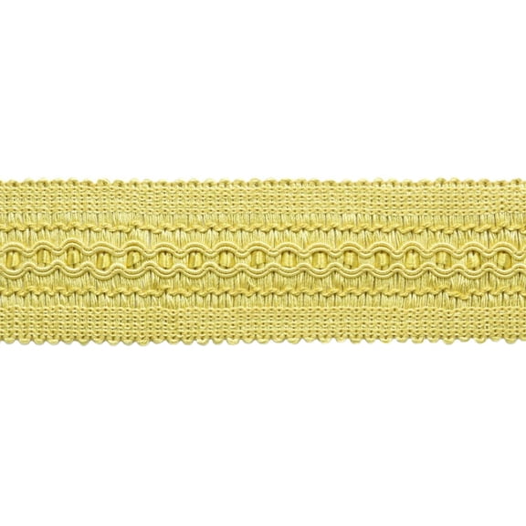 2" (5cm) Basic Trim Collection Solid Wide Gimp Braid Trim # 0200SG, Light Yellow Gold #50 (Light Gold, Yellow Gold, Golden Yellow) 144 Yards (432 ft/131.5m)