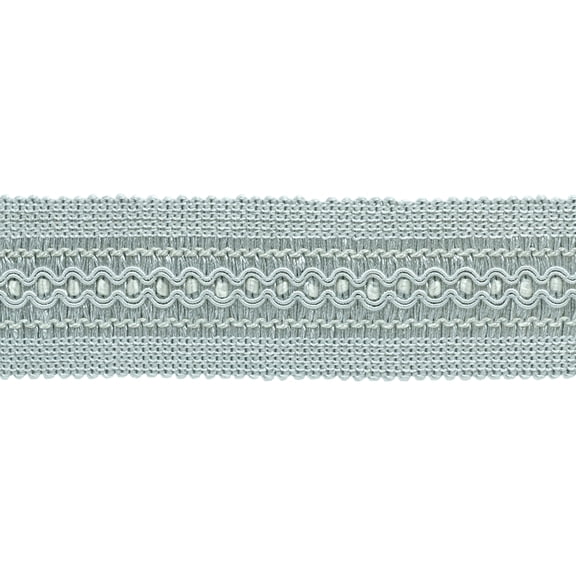 2" (5cm) Basic Trim Collection Solid Wide Gimp Braid Trim # 0200SG, Cool Grey #79 (Light Grey) 5 Yards (15 ft/4.5m)