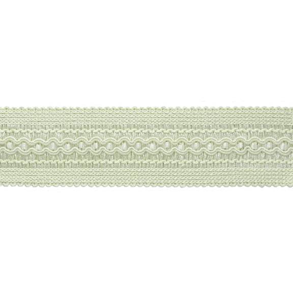 2" (5cm) Basic Trim Collection Solid Wide Gimp Braid Trim # 0200SG, Off White #26 (Ivory Off White) Sold By The Yard (36"/3 ft/0.9m)
