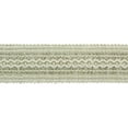 thumbnail image 1 of 2" (5cm) Basic Trim Collection Solid Wide Gimp Braid Trim # 0200SG, White Sands Ivory #P58 (White Ivory, Tan Beige) 27 Yards (82 ft/25m), 1 of 2