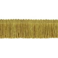 thumbnail image 1 of 2" (5cm) Ellora Collection Brush Fringe Trim # 0200ELB,, Golden Beige #EL15 (Gold Beige, Dark Gold) 5 Yards (15 ft/4.5m), 1 of 1