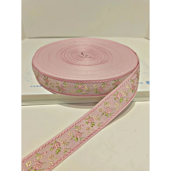 2.5cm Ethnic Style Embroidered Jacquard Ribbon - Bowknot Hair Accessories, Hair Clips, Headbands, and Garment Trim