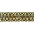 thumbnail image 1 of 2" (5cm) Wide Noblesse Collection Vintage Gimp Braid Trim # 0200HG, Island Breeze Blue #5939 (Silver Blue, Gold, Off White) 6 Yards (18 ft/5.5m), 1 of 1