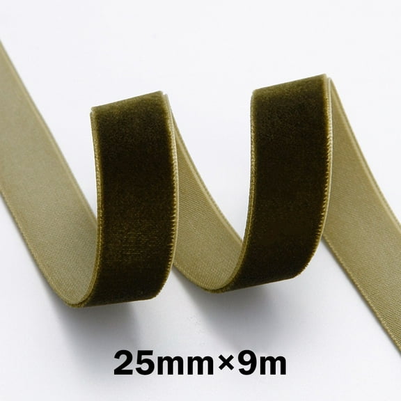 2 5cm x 9m Velvet Ribbon for DIY Crafts Wedding Decor and Wrapping