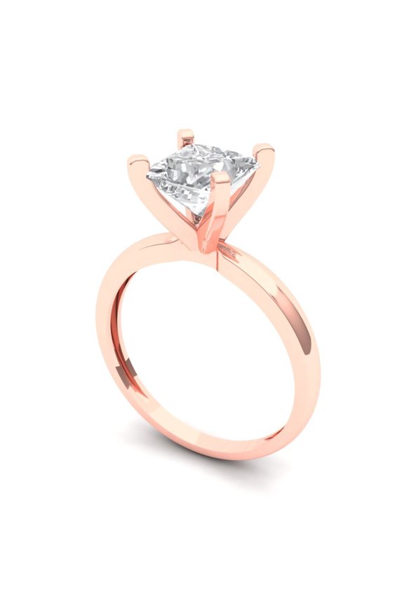 2.5ct Oval Cut Brown Natural Morganite 18k Pink Rose Gold Engraving Statement Bridal Wedding Solitaire Designer Ring Size 3.75