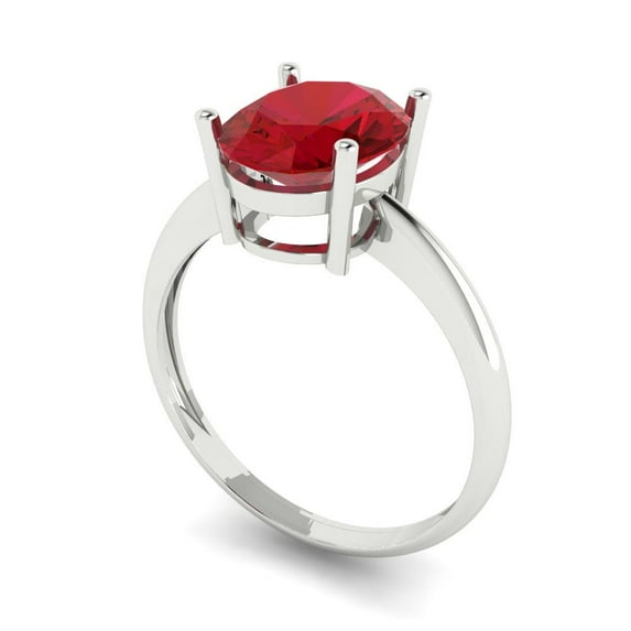 2.5ct oval cut tourmaline 18k white gold Bridal Wedding Engagement Promise Anniversary Ring for Women size 10.75