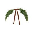 thumbnail image 1 of 2.5ft Christmas Mirror Garland Artificial Norfolk Pine Swag for Mirror with Velvet Bow Faux Greenery Garlands Christmas Wreath for Xmas Home Door Mailbox Indoor Fireplace Decoration, 1 of 7