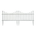 thumbnail image 1 of 2.5ft H x 3.5ft W (2 Panels) No Dig Zippity Washington Fence Kit, White Vinyl Picket Fence Panels, Easy DIY Decorative Fencing for Yard, Patio, or Deck, Temporary Outdoor Border for Garden, ZP19048, 1 of 7