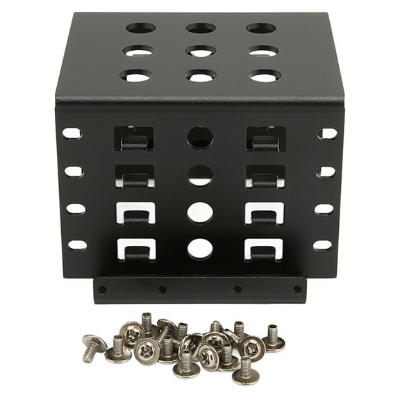 2.5in HDD Mounting Rack, Strong Durable Aluminium Alloy Hollow Design Support IDE 2.5in Hard Drive Rack  For SSD