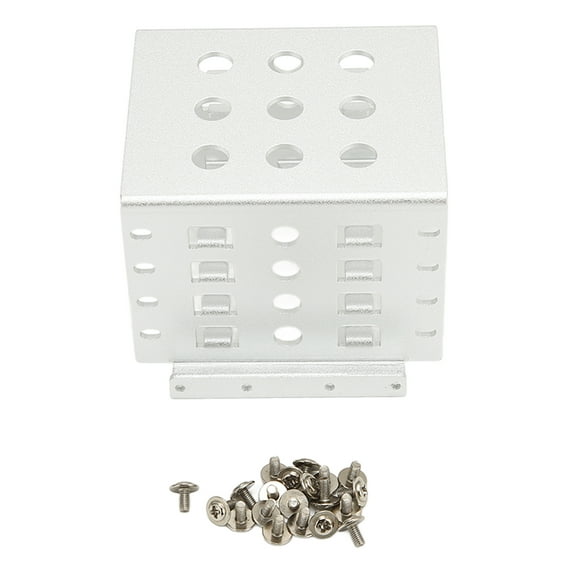 2.5in HDD Mounting Rack, Strong Durable Aluminium Alloy Hollow Design Support IDE 2.5in Hard Drive Rack For SSD