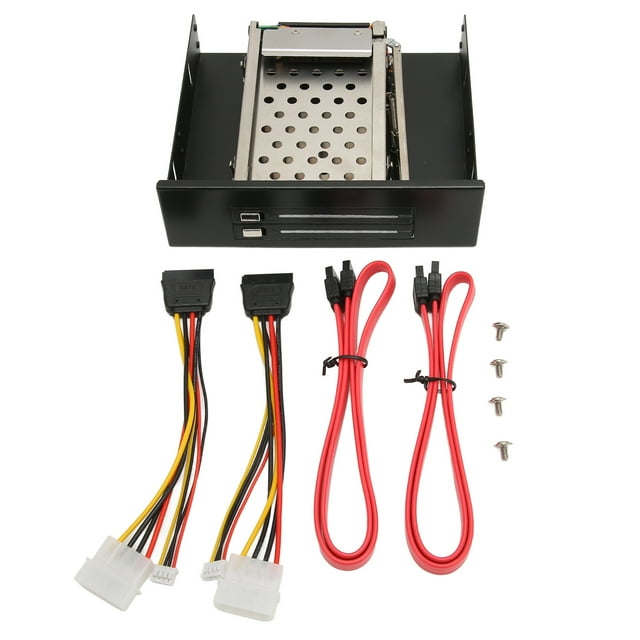 2.5in Internal HDD Enclosure Dual Bay SATA II Interface 7mm to 9.5mm