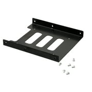 2.5in SSD to 3.5in Hard Drive Adapter Internal Drive Bay Converter Mounting Bracket Tray for 2.5 with Screws
