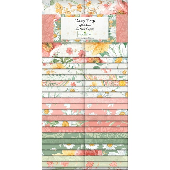 2.5in Strips Daisy Days, 40pcs