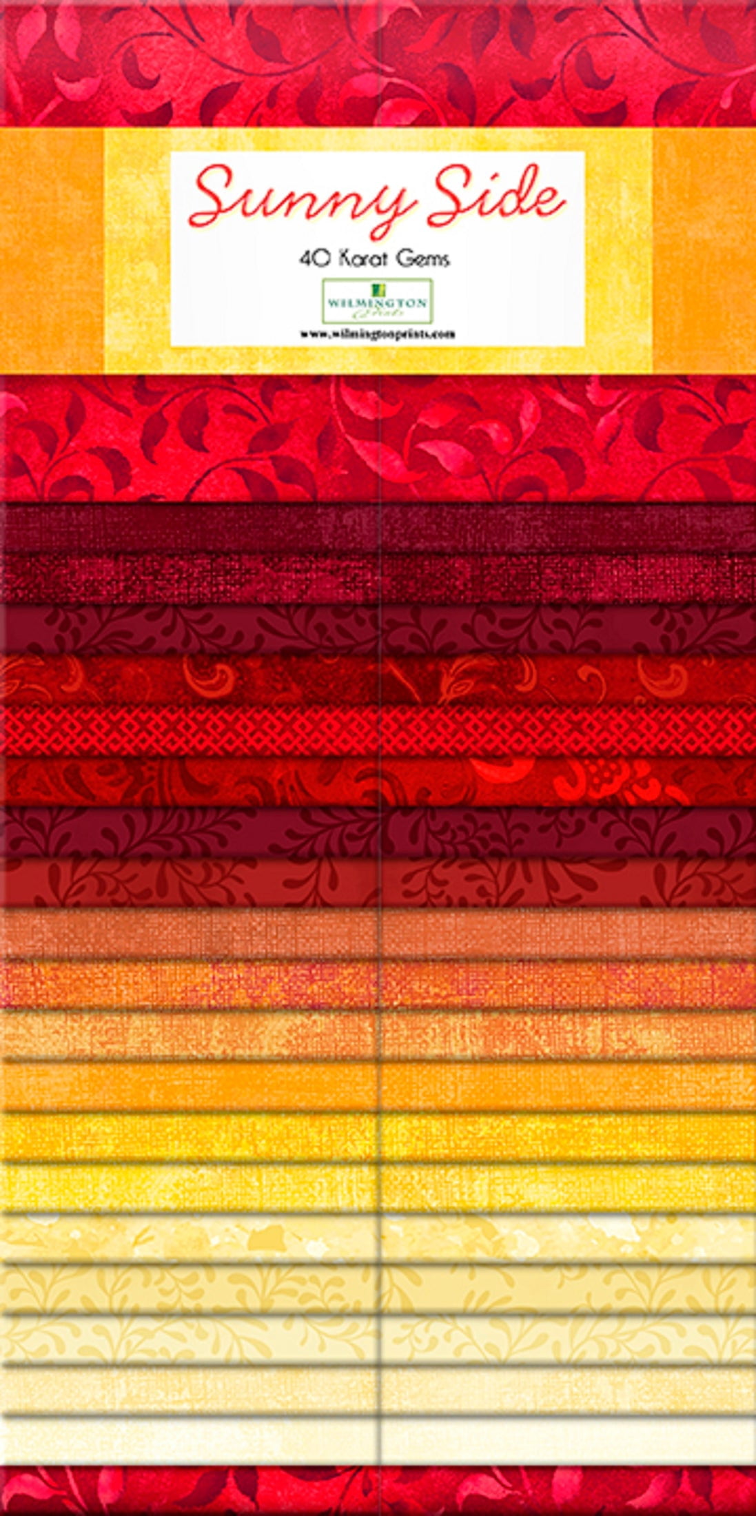 2.5in Strips Sunny Side 40pcs