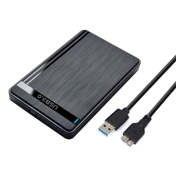 2.5in USB Box for 2.5'' Hard Drive- Disk External Enclosure Case- SSD USB3.0 A-Micro Adapter Box