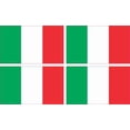 thumbnail image 1 of 2.5in x 1.5in Italian Flag Stickers, 1 of 1