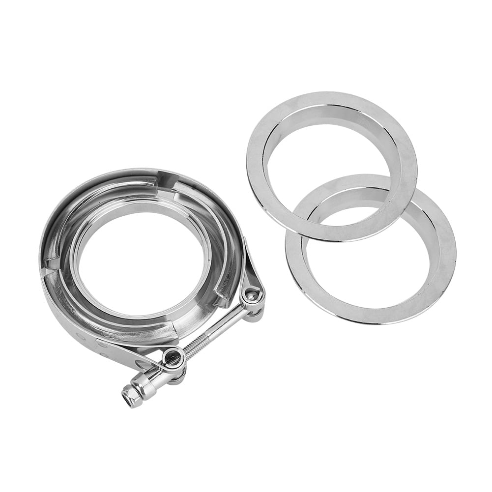 2.5inch 304 Stainless Steel Turbo Exhaust Downpipe Flange VBand Clamp